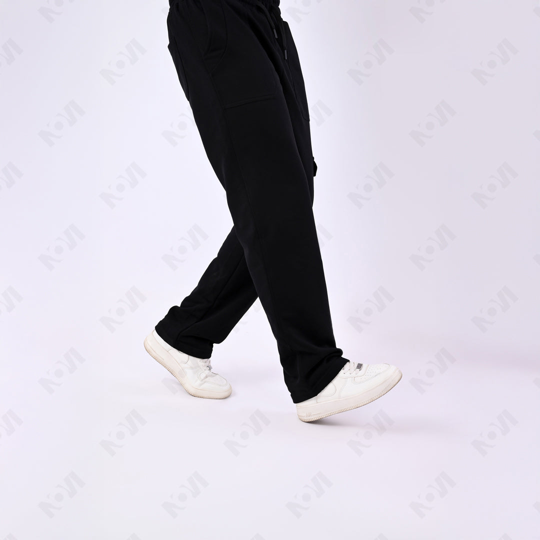 Wide-leg Milton Pants - Black