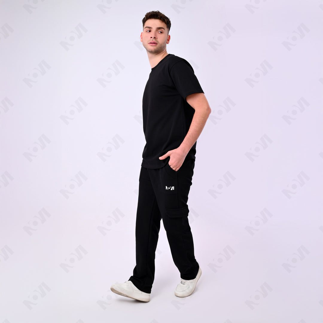 Wide-leg Milton Pants - Black