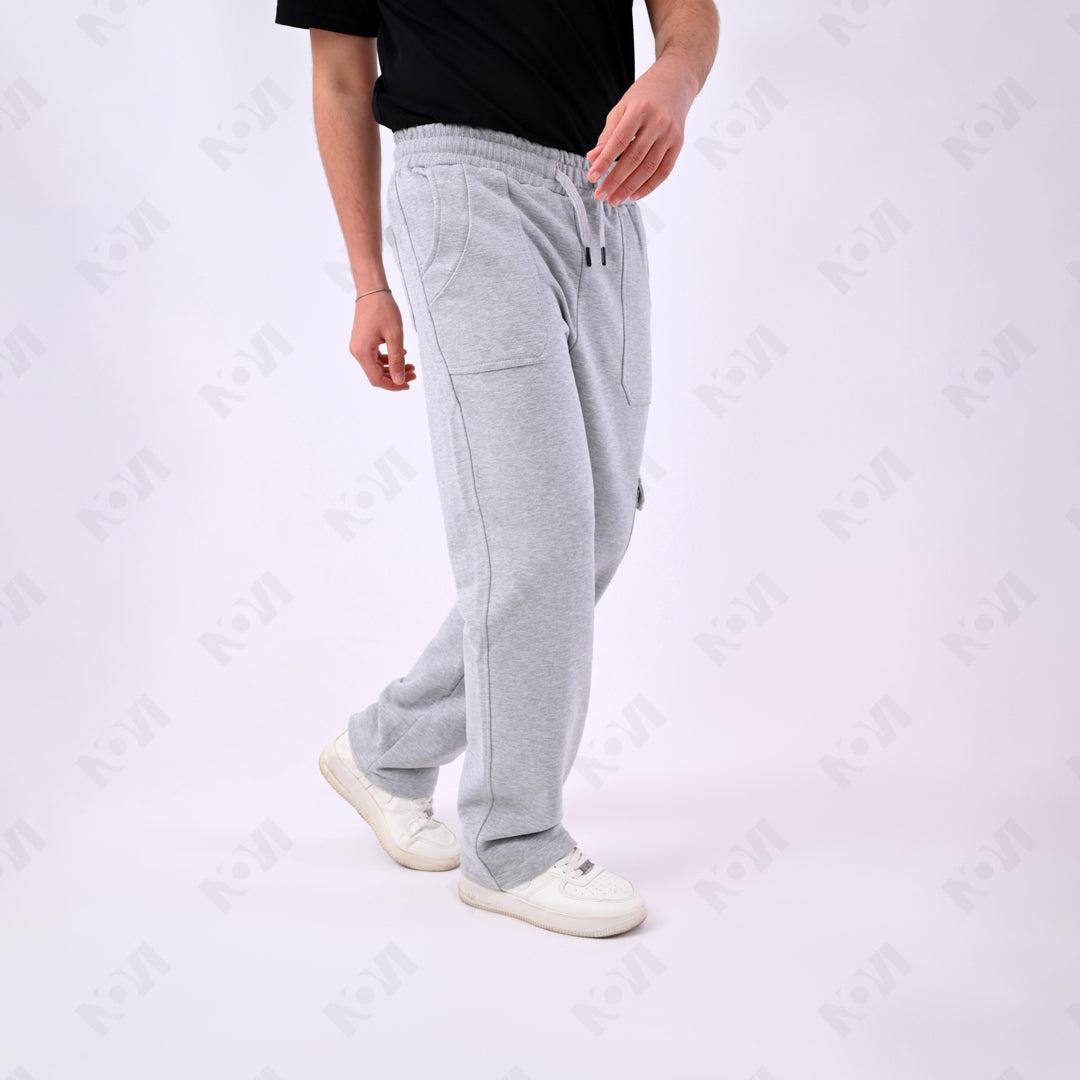 Wide-leg Milton Pants - Grey