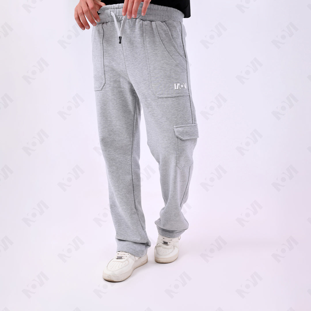 Wide-leg Milton Pants - Grey