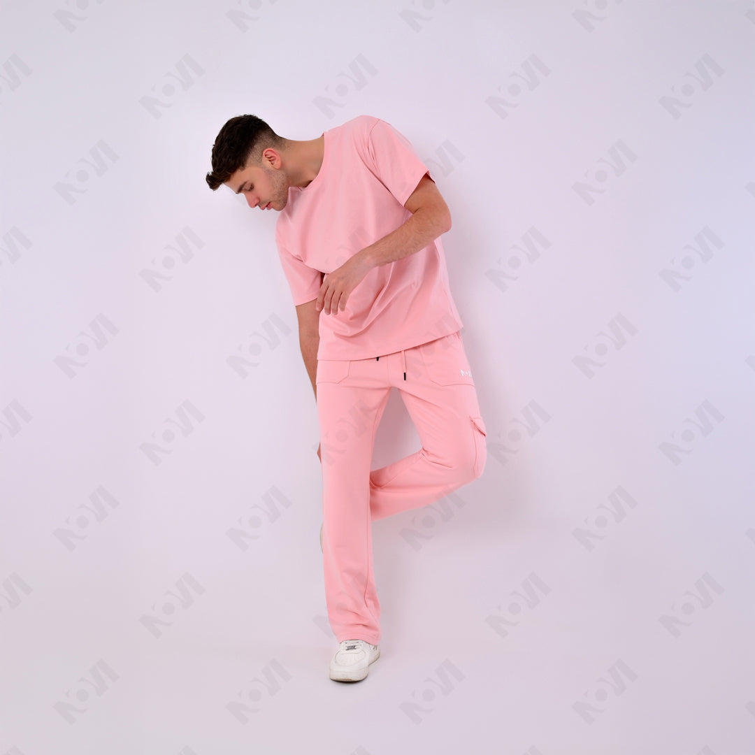 Oversized basic T-shirt - Pink