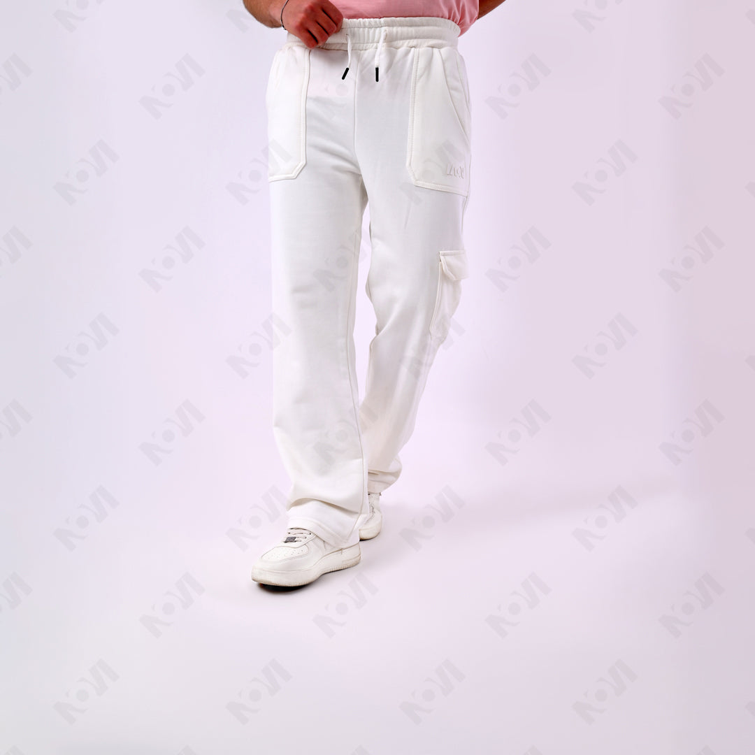 Wide-leg Milton Pants - White