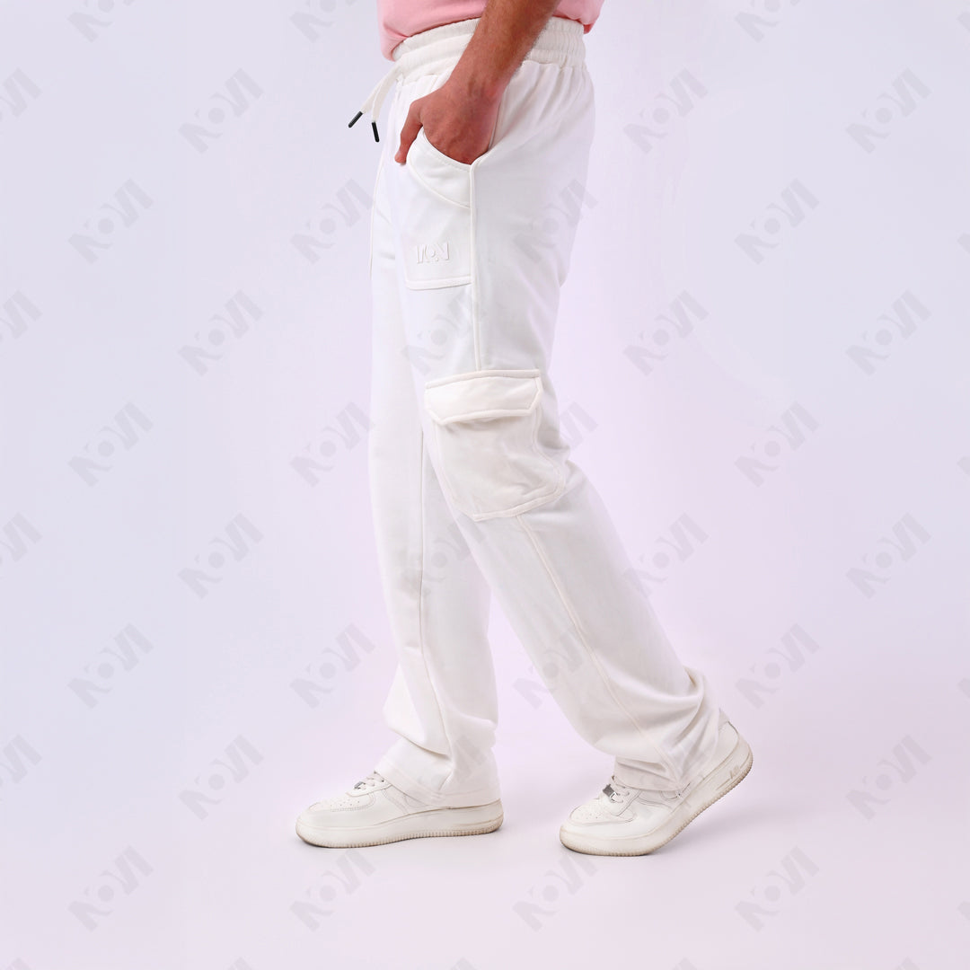 Wide-leg Milton Pants - White