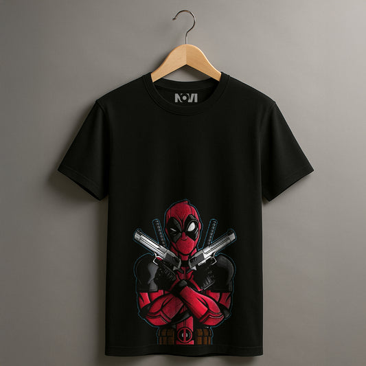 Printed Oversized T-shirt - Deadpool 1