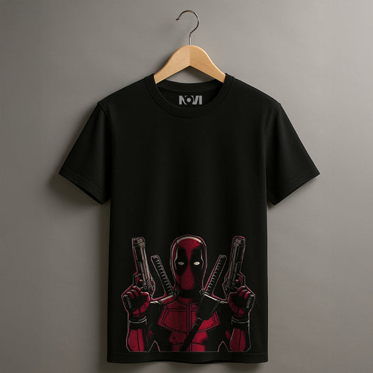 Printed Oversized T-shirt - Deadpool 2
