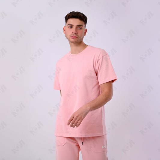 Oversized basic T-shirt - Pink